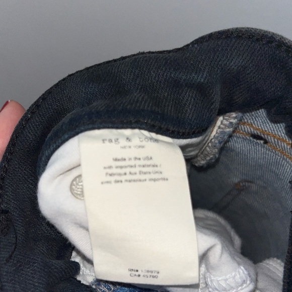 RAG & BONE Jane Super High-Rise Skinny Jeans in Dara Size 27 - Picture 9 of 14